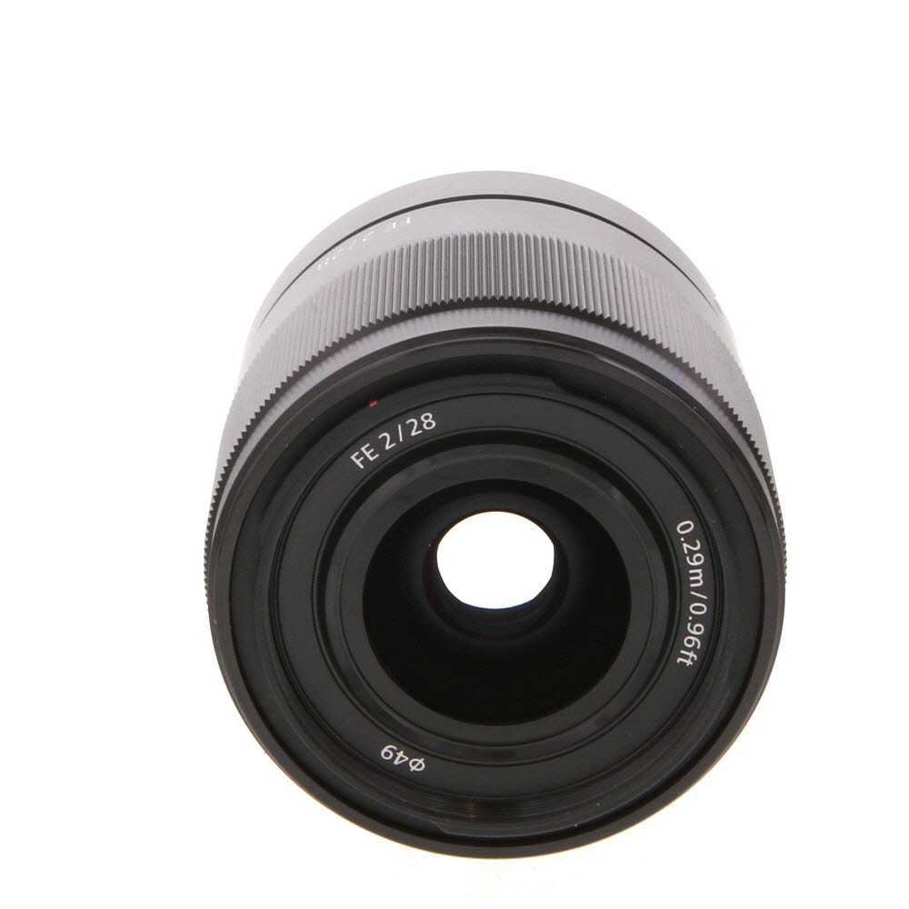 Sony Zeiss Sonnar T* FE 55mm f/1.8 ZA Full-Frame Autofocus Lens for E-Mount  {49} SEL55F18Z - With Caps, Case and Hood - EX