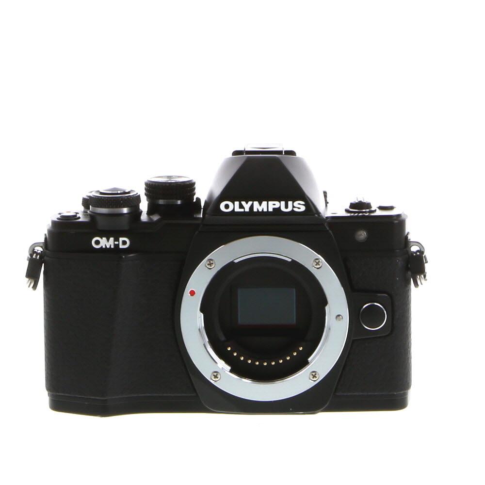 Olympus OM-D E-M10 Mirrorless MFT (Micro Four Thirds) Camera Body, Black  {16.1MP} - With Battery and Charger - EX+