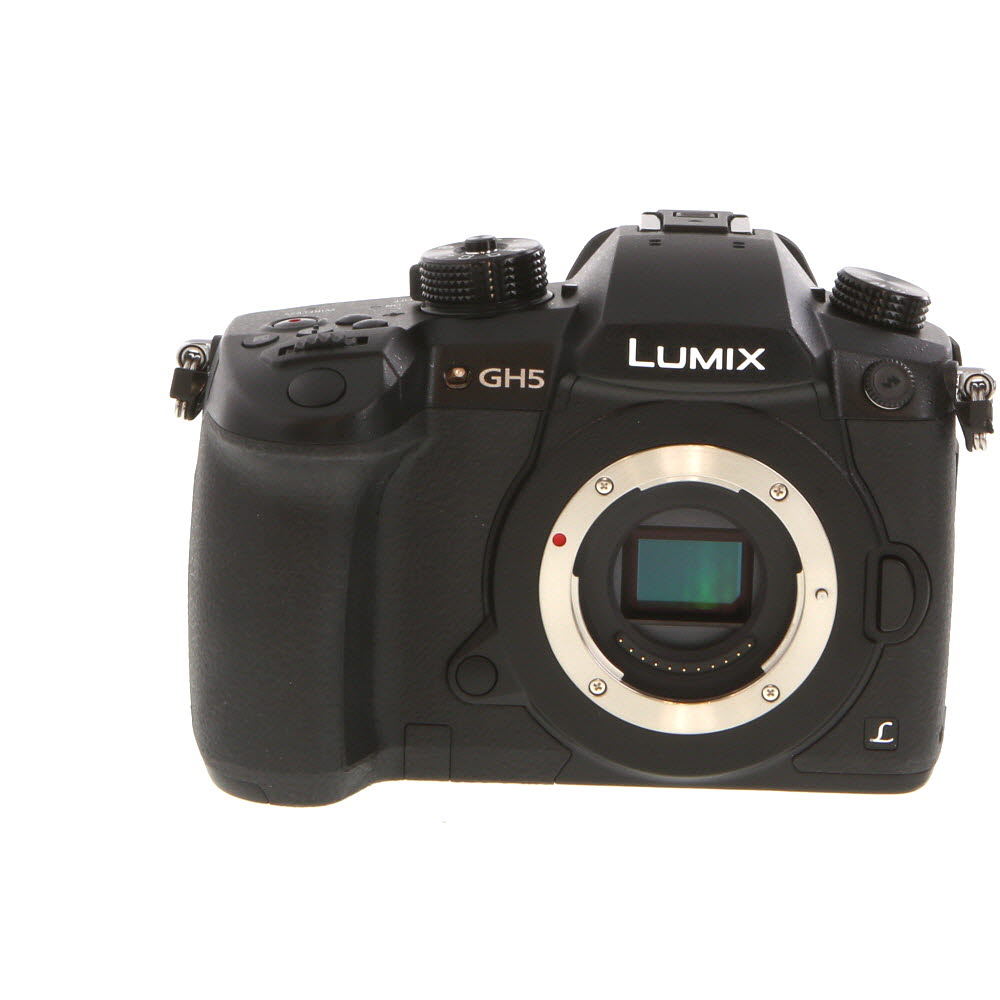 Panasonic Lumix DC-GH5 Mirrorless MFT (Micro Four Thirds) Digital Camera Body, Black, with L Upgrade {20.3MP} at KEH Camera