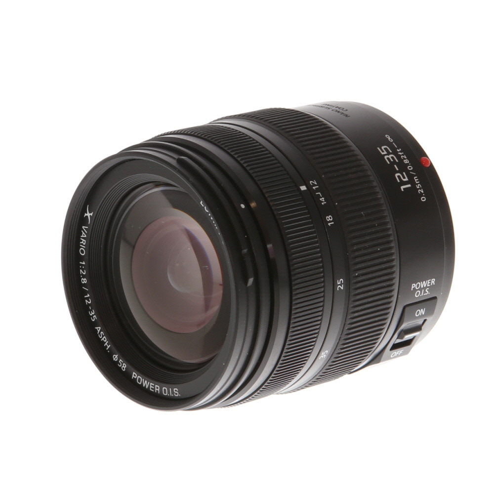 Invloedrijk Toneelschrijver op gang brengen Panasonic Leica Lumix 12-60mm f/2.8-4 DG Vario-Elmarit Asph. Power O.I.S.  Autofocus Lens for MFT (Micro Four Thirds), Black {62} at KEH Camera