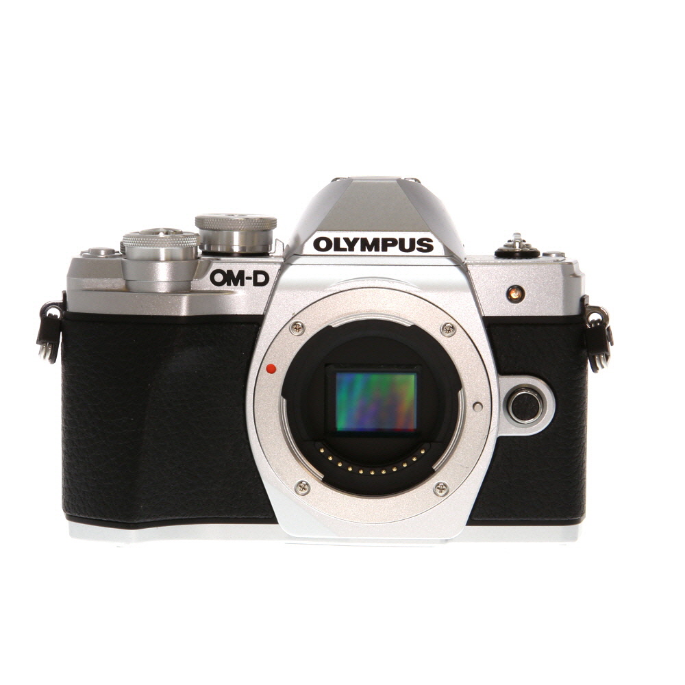 band Geniet gesloten Olympus OM-D E-M5 Mark II Mirrorless MFT (Micro Four Thirds) Camera Body,  Silver {16.1MP} with FL-LM3 Flash at KEH Camera