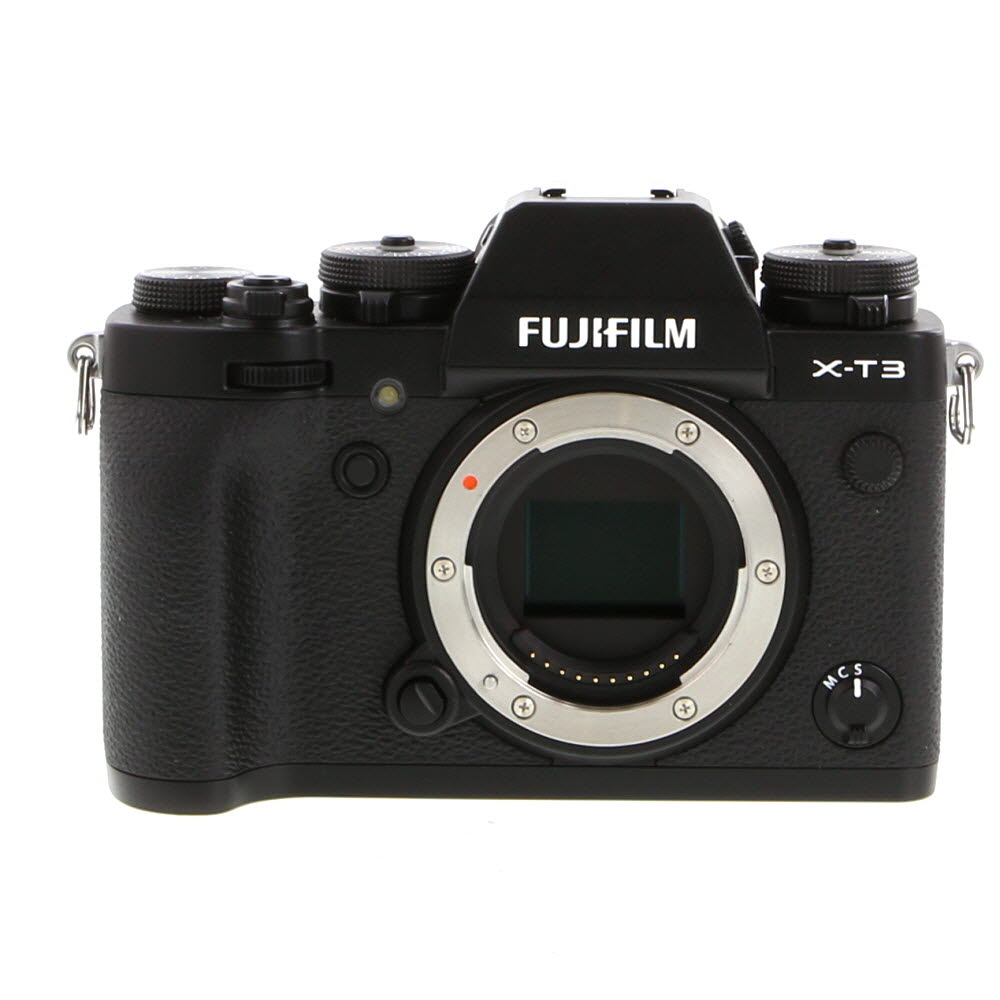 Fujifilm X-T3 Mirrorless Digital Body, Black {26.1MP} with EF-X8 Flash at KEH Camera