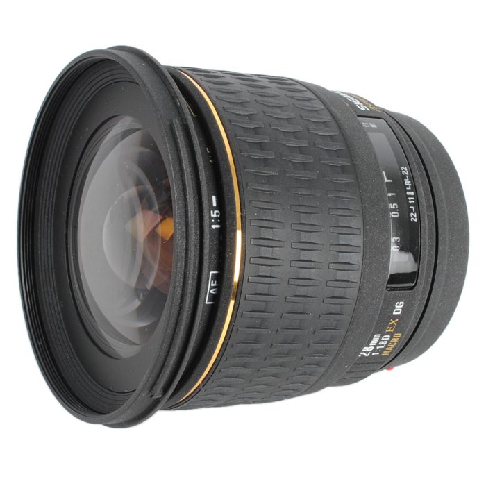 Sigma 28mm F/1.8 Aspherical Macro D EX DG Autofocus Lens For Minolta