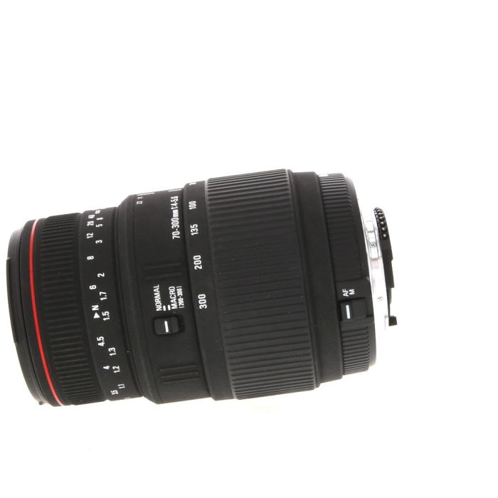 Sigma 70 300mm F 4 5 6 Apo Macro Dg Autofocus Lens For Nikon 58 At Keh Camera