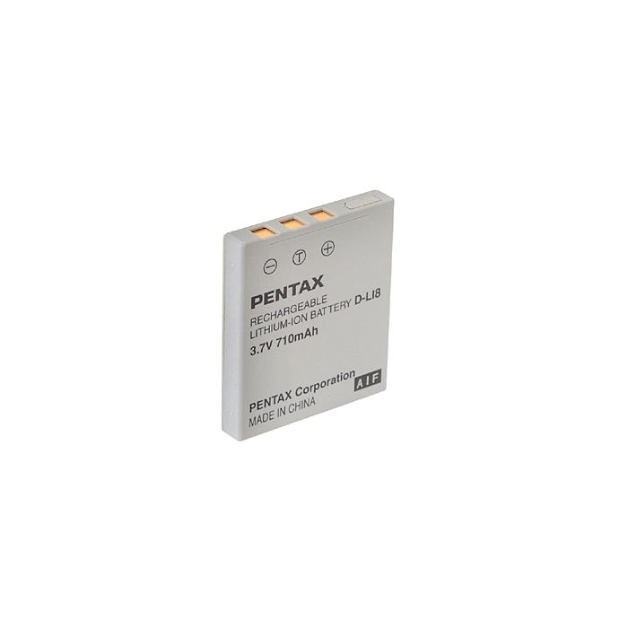 Pentax Battery D-L18 (Optio S/S4I/S5I/S5Z/S6/WP/WPI) at KEH Camera