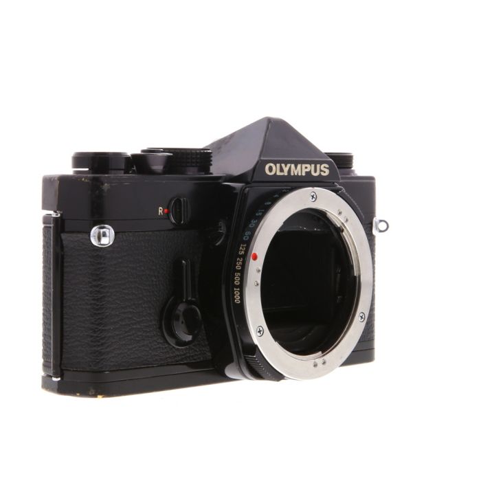 Olympus Om 1 Without Shoe 35mm Camera Body Black At Keh Camera