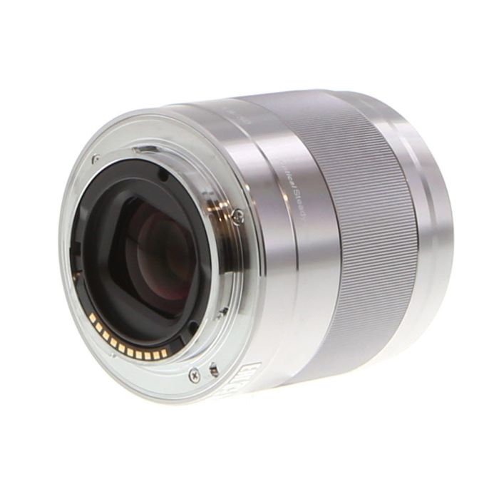 Sony E 50mm f/1.8 E OSS Autofocus APS-C Lens for E-Mount, Silver {49