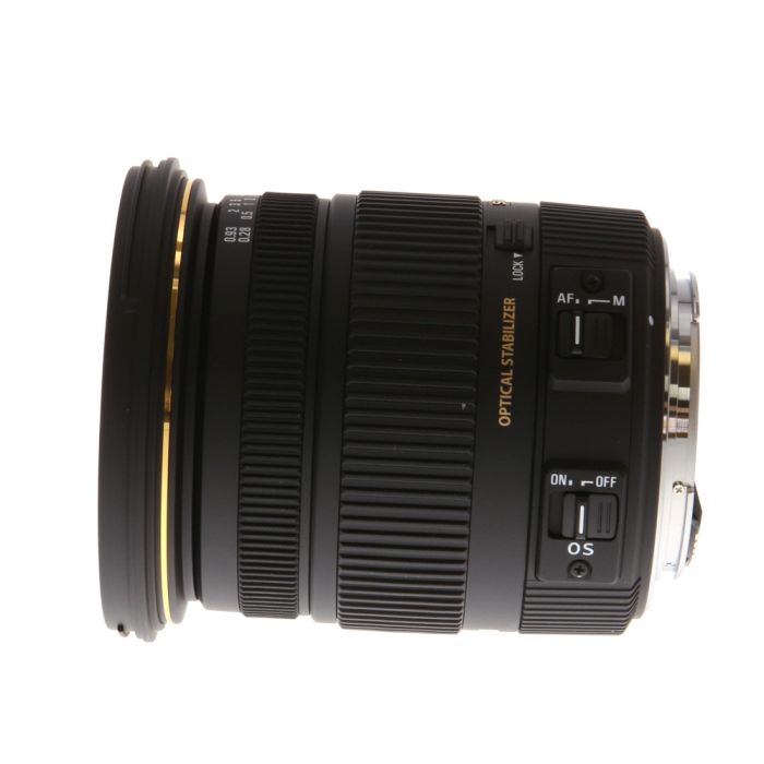 Sigma 17-50mm F/2.8 EX DC HSM OS (FLD) EF Mount Lens For Canon APS-C Sensor DSLRS {77} - Used