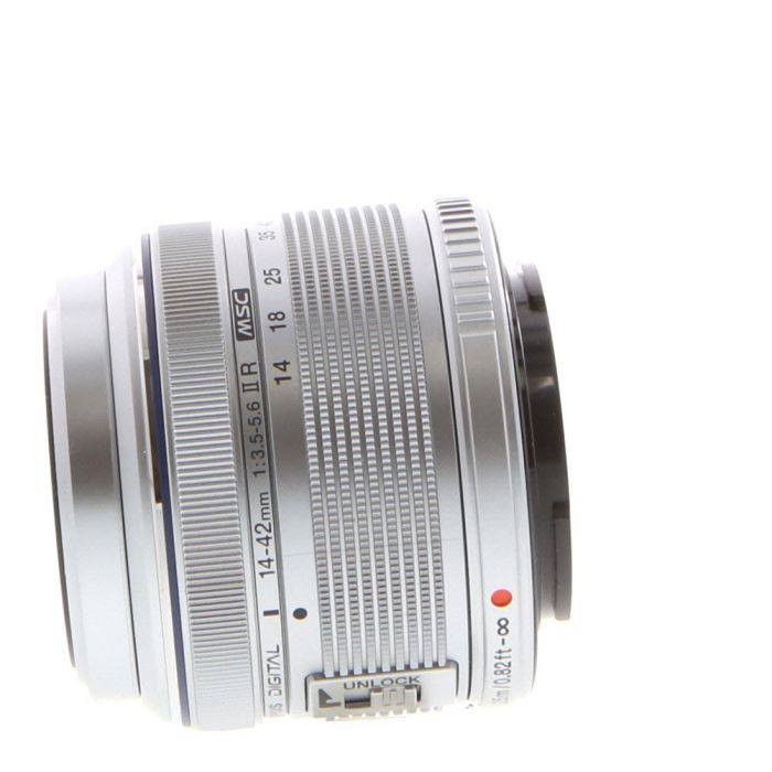 Olympus 14 42mm F 3 5 5 6 Ii R Msc M Zuiko Autofocus Lens For Micro Four Thirds System Silver 37 At Keh Camera