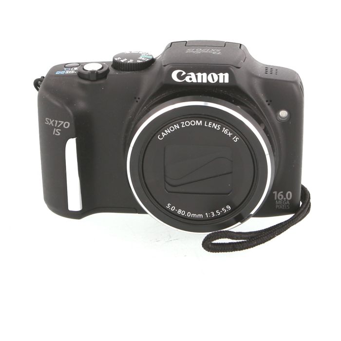 Canon Powershot SX170 IS Digital Camera, Black {16MP} at Camera