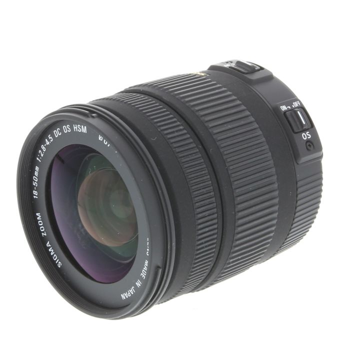Sigma 18-50mm f/2.8-4.5 DC OS HSM K Mount Autofocus Lens for Pentax APS-C Sensor DSLR {67} at