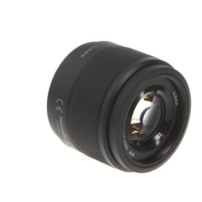 kiem Flitsend Omgekeerde Panasonic Lumix G 25mm f/1.7 ASPH. Autofocus Lens for MFT (Micro Four  Thirds), Black {46} with Decoration Ring at KEH Camera