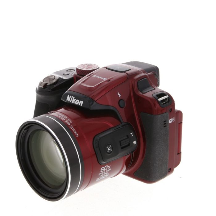Dronken worden huid Norm Nikon Coolpix P610 Digital Camera, Red {16MP} at KEH Camera