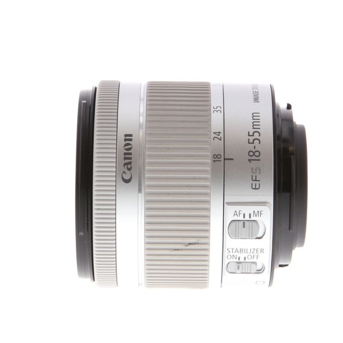 Canon EF-S 18-55mm f/4-5.6 IS STM Autofocus Lens for APS-C DSLR, Silver