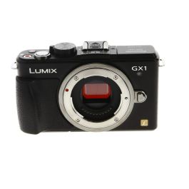 Zeeslak Vermeend uitslag Panasonic Lumix DMC-GX1 Mirrorless Micro Four Thirds Digital Camera Body,  Black {16MP} at KEH Camera