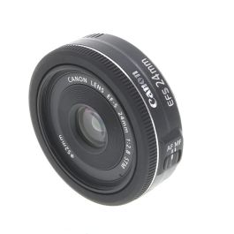 Canon EF-S 24mm f/2.8 STM Autofocus APS-C Lens, Black {52} at