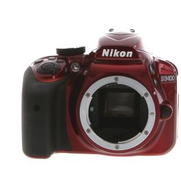 Nikon D3400 DSLR Camera Body, Red {24.2MP} at KEH Camera