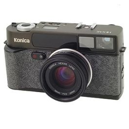 Konica Hexar 35mm Camera, Black with 35mm f/2 Lens at KEH Camera