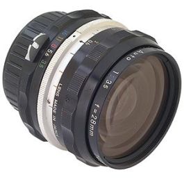 Nikon 28mm f/3.5 NIKKOR-H Auto Non-AI Manual Focus Lens {52
