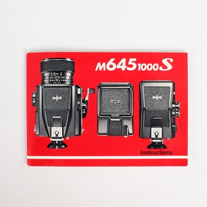 Mamiya M645 220 Film Back for Medium Format Roll Film with Original Case E13 